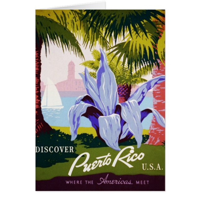 Cartão Descubra Porto Rico (Frente)