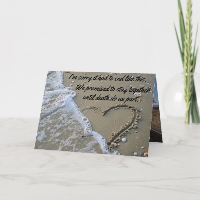 Cartão Desculpa Ter Acabado Como Este Engraçado Insulto  (Frente)