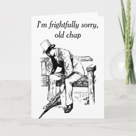 Cartão Desculpas Vitorianas Sad Keanu