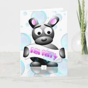 Cartão Desculpe