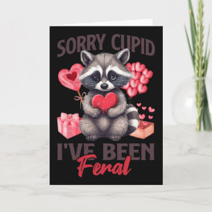 Cartão Desculpe Cupido Eu Estive Feral Valentim Engraçado