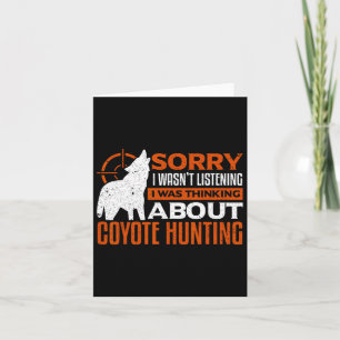 Cartão Desculpe, Eu Estava Ouvindo Que Estava Pensando So