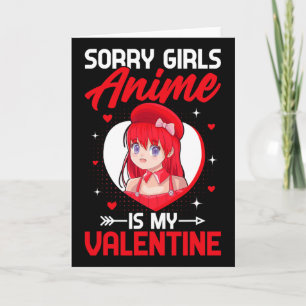 Cartão Desculpe Garotas Anime É Meu Anime Manga Do Dia Do