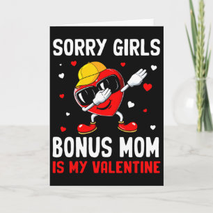 Cartão Desculpe Meninas Bônus Mamãe É Meu Coração De Vale