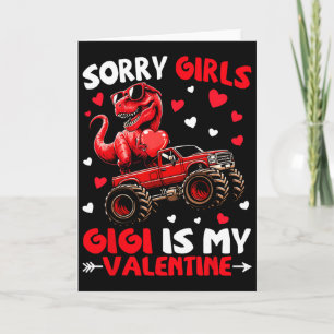 Cartão Desculpe Meninas Gigi É Meu Dinossauro Monstro Do 