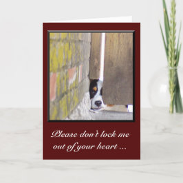 Cartão Desculpe, não me trave