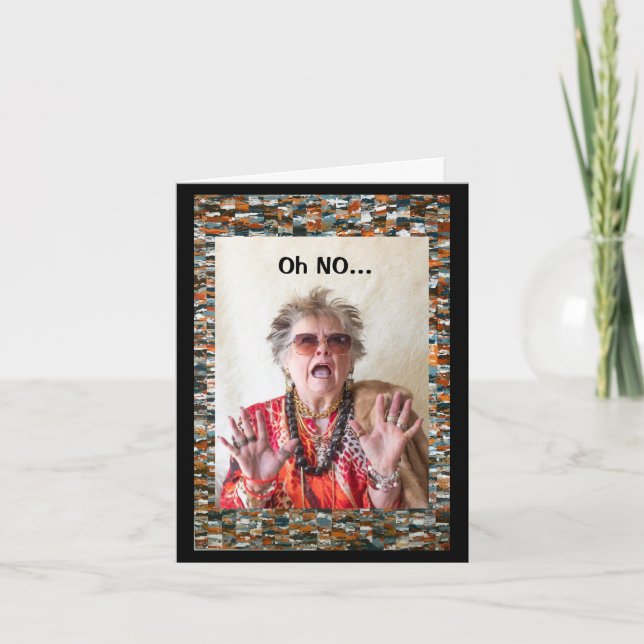 Cartão Desculpe o atraso (Frente)