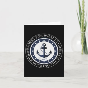 Cartão Desculpe Pelo Que Eu Disse Enquanto Amarrava O Boa