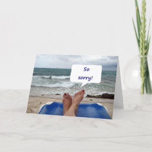 CARTÃO DESCULPE-SE, 50! ESPERO QUE SEJA EXCELENTE