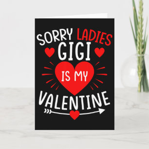 Cartão Desculpe Senhoras Gigi É Meu Namorado Funny Boys D