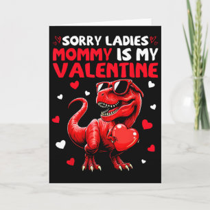 Cartão Desculpe Senhoras Mamãe É Meu Dinossauro Do Dia Do