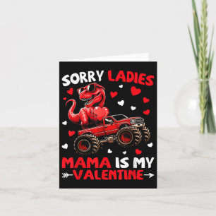 Cartão Desculpe Senhoras Mamãe É Meu Dinossauro Monstro D