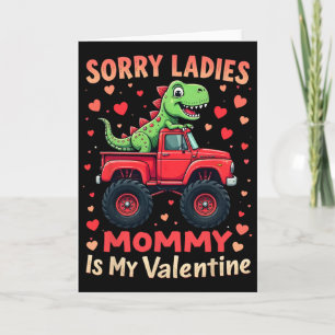 Cartão Desculpe Senhoras Mamãe É Meu Dinossauro Monstro D