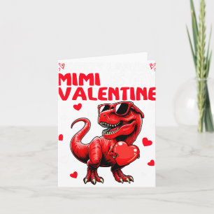 Cartão Desculpe Senhoras Mimi É Meu Dinossauro Detentor d