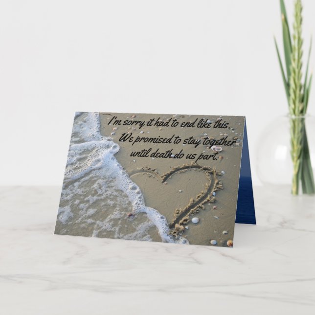 Cartão Desculpe Ter Acabado Como Esta Engraçada Placa De  (Frente)