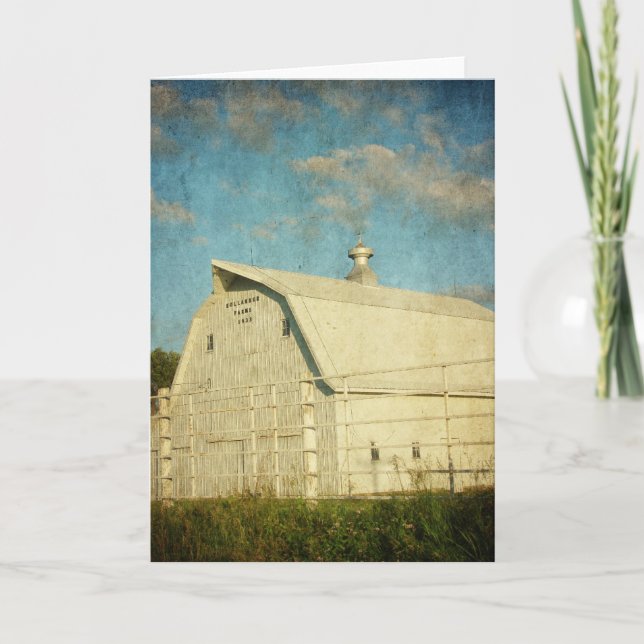 Cartão Desde 1933 celeiro (Frente)