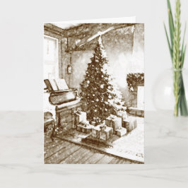 Cartão Desejando a Você a Melhor Nostalgia de Natal Marav