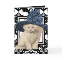 Desejando a você um Gato de Vintagem BD extremamen