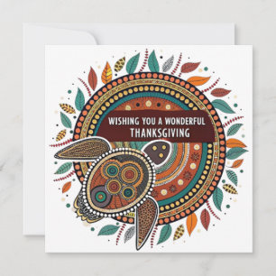 Cartão Desejando a você um maravilhoso dia de Ação de Gra