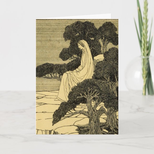 Cartão Desejando-lhe paz e força (Frente)