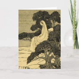 Cartão Desejando-lhe paz e força