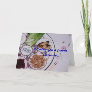 Cartão Desejando-lhe uma alegre Passover