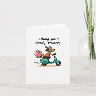 Cartão Desejando-lhe uma recuperação rápida, obtenha um b