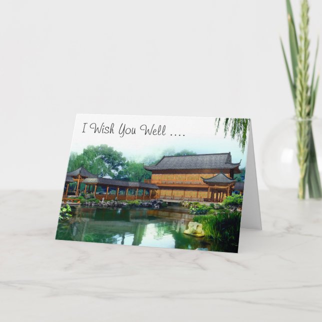 Cartão Desejando-te bem... (Frente)