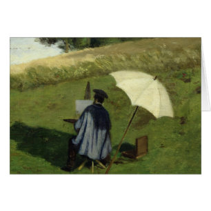 Cartão Deseje a pintura no ar livre, c.1852 de Dubois