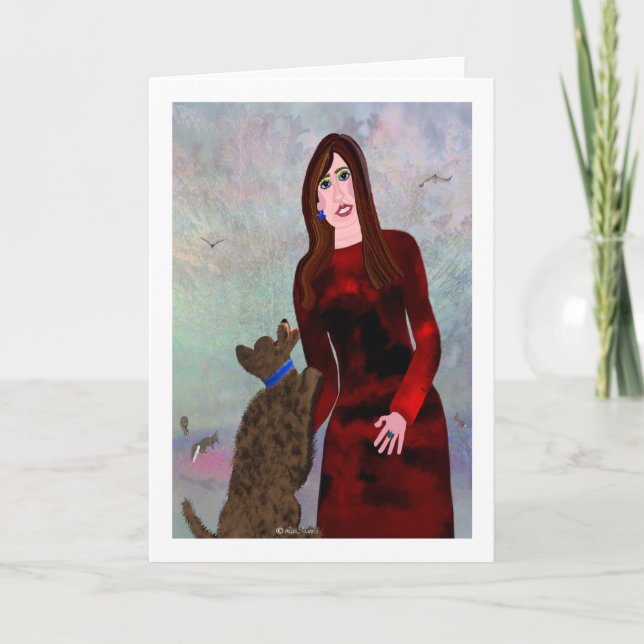 Cartão Deseje-lhe muito bem o Creative Design Card de Lee (Frente)