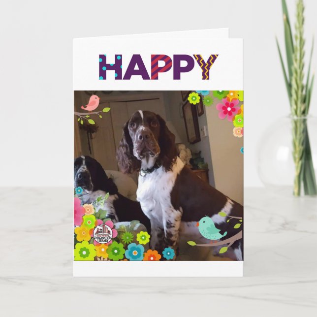 CARTÃO DESEJO DE ANIVERSÁRIO COM **DENTRO DE SURPRESA COM (Frente)