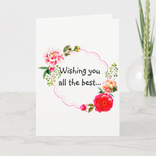 Cartão Desejo-lhe a melhor carta para ficar bem