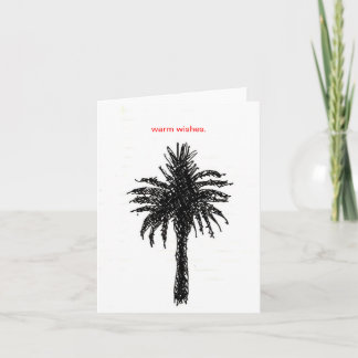 Cartão desejos calorosos