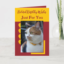 Cartão Desejos de aniversário amaldiçoados só para você a