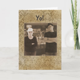 Cartão Desejos de Aniversário da Máfia Italiana