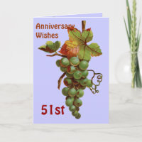 Desejos de aniversário de 51 anos, personalizável