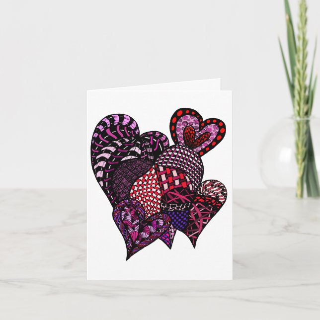 Cartão Desejos de casamento por amor e felicidade (Frente)