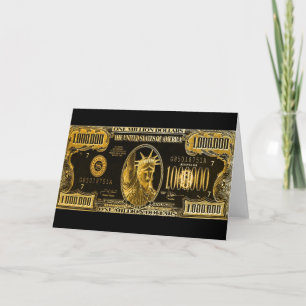 Cartão Desejos de milhões de dólares