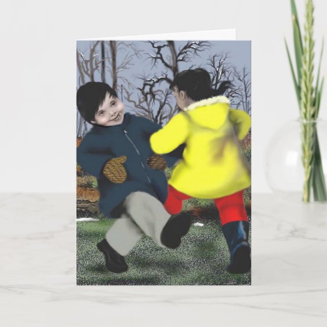 Cartão Desejos do aniversário (Frente)