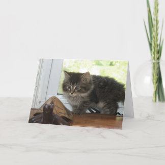 Cartão Desejos emocionantes do aniversário