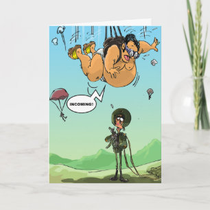 Cartão Desejos engraçados do aniversário - Geronimo