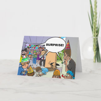 Cartão Desejos engraçados do aniversário - morte pela