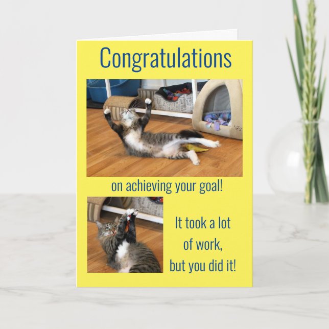 Cartão Desejos Humorísticos para a promoção do emprego (Frente)