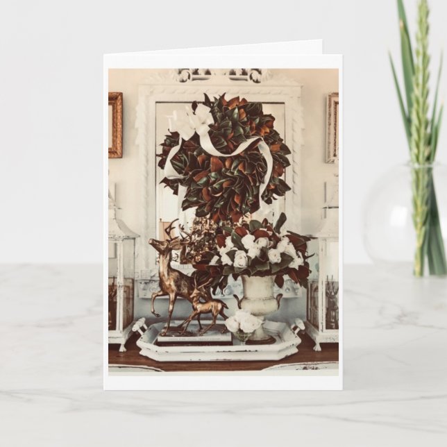 CARTÃO ****DESEJOS PARA UMA CASA CHEIA DE FERIADO** (Frente)