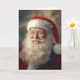 Cartão Desejos Quentes do Coração do Natal