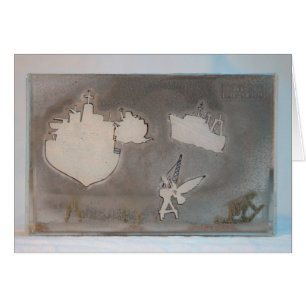 Cartão Desembarque Placa de mídia mista K7 1986