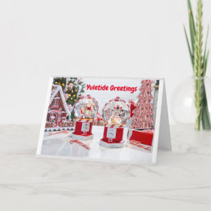 Cartão **Desembrulhe um Natal Alegre para Si**