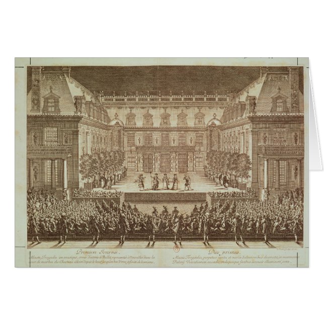 Cartão Desempenho da ópera 'Alceste (Frente Horizontal)