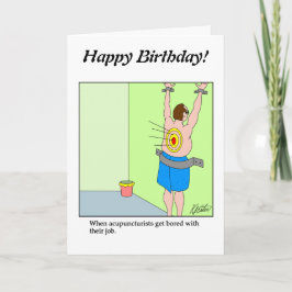 Cartão Desenhando um Vazio - Acupunturista - Personalize-