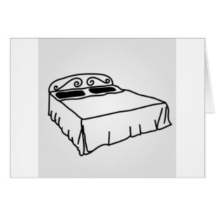 Cartão Desenho da mobília do quarto